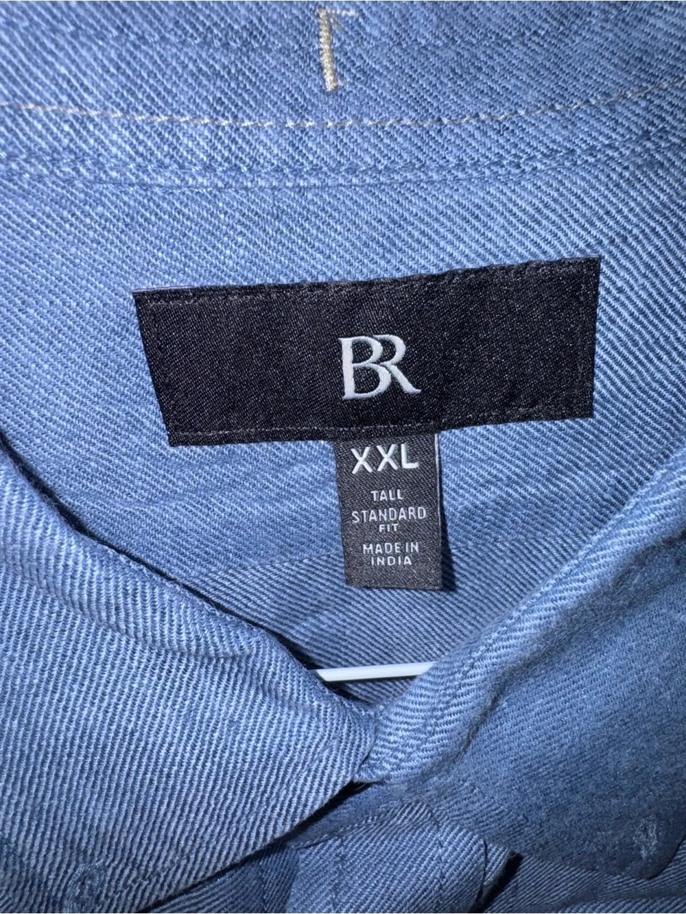 Banana Republic Light Blue Short-Sleeve Button-Down Shirt - Picture 3 of 3